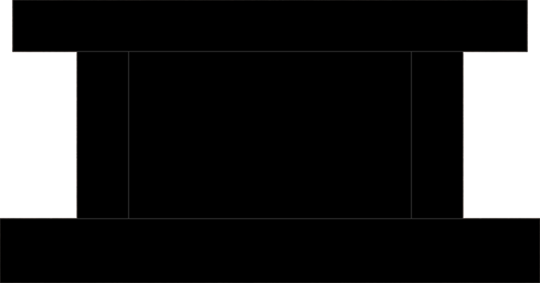 BEN160APJB.png Panel Bench 3-6x1-4x1-10 AP Jet Black Removable Jet Black Panel - Image 1