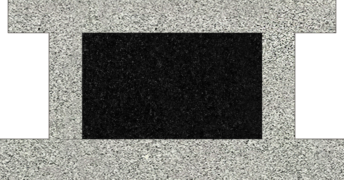 BEN160APLG.png Panel Bench 3-6x1-4x1-10 AP China Grey Removable Jet Black Panel - Image 1