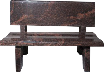 Park Bench 4-0x1-2x0-2 AP Rustic Brown Back 4-0x0-2x1-2; (2) Legs 1-8x0-2.5x2-6