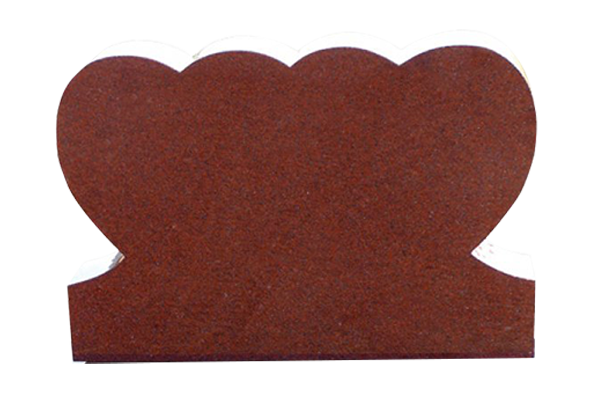 HRT037APIR.png Double Heart 4-0x0-8x2-4 AP India Red Contour Only - Image 1