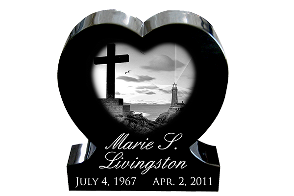 HRT111APJB.png Single Heart 2-0x0-6x2-4 AP Jet Black - Image 1