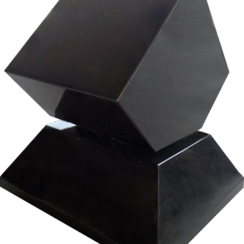 Baby Block 1-0x1-0x1-0 AP Jet Black Diamond Shaped Block with Flat Bottom