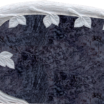 Broken Tree 3-6x0-8x2-4 Polish 2 with carving Bahama Blue