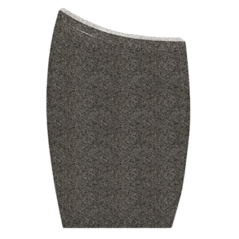 Curved Top with Chamfers 2-2x0-6x3-0 AP China Grey