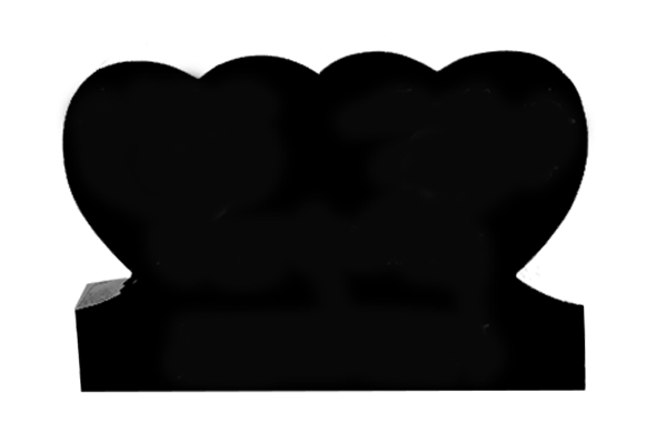 HRT026P2JB.png Double heart 3-6x0-6x2-2 P2/BRP Jet Black - Image 1