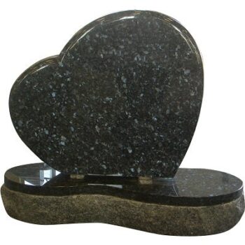 Rounded Tilted Heart 2-0x0-6x1-10 All Polished Blue Pearl