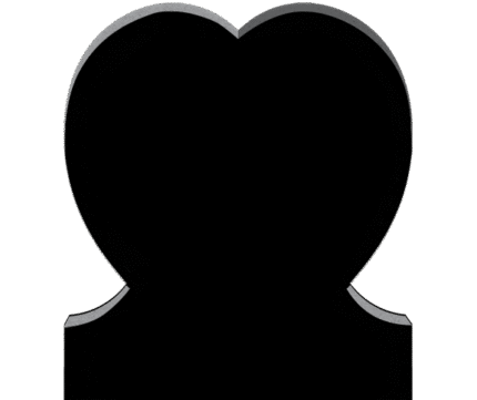 Single Heart  2-0x0-8x2-4 P5 Jet Black