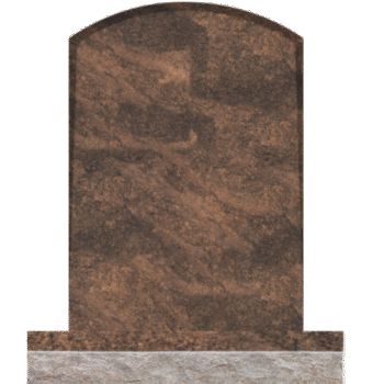 Oval top w/chamfers 2-2x0-6x3-0 P5  Rustic Brown