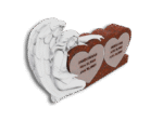 Angel Holding double heart - Image 2