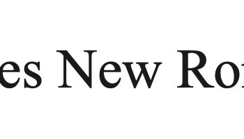 Times New Roman
